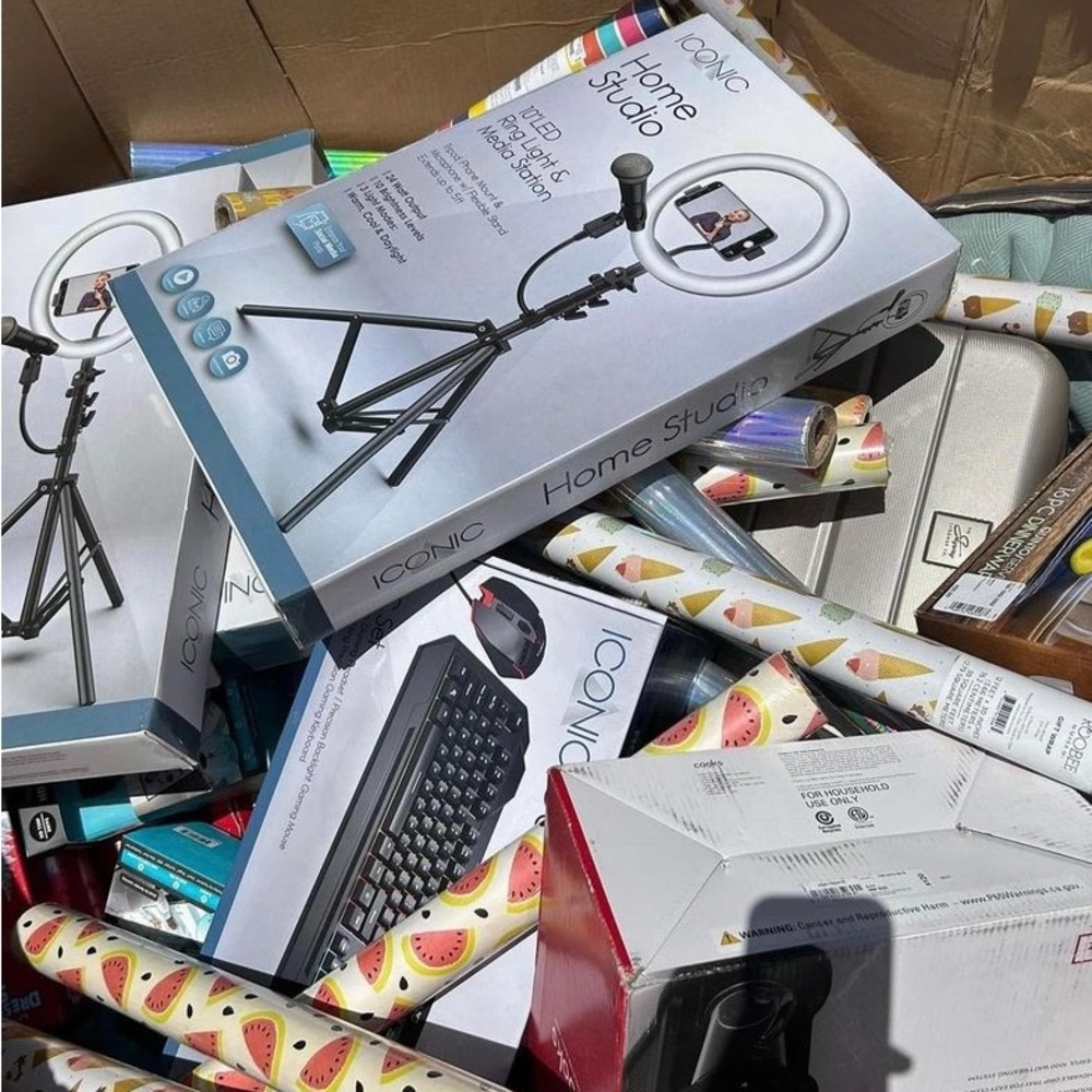 Small box Mystery Box Over stock Shelf Pull amazon Walmart general merchandise